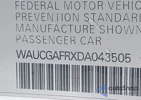 2013 Audi S5 3.0T Premium Plus from USA, damaged, VIN WAUCGAFRXDA043505